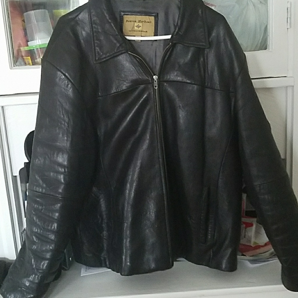 Mens leather jacket