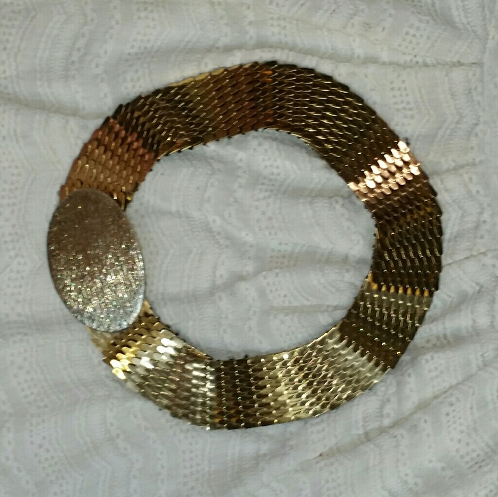 Glittering Metallic Belt