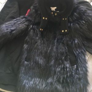 Chloe fur jacket SIZE 4 IN KIDS