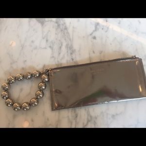 Kate Spade Silver Clutch / Wristlet