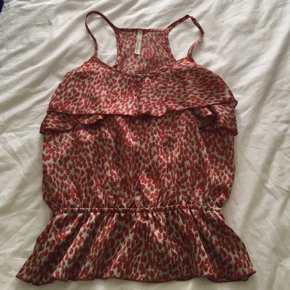 Silk tank top