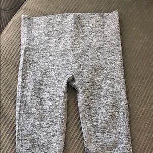 Heathered gray leggings