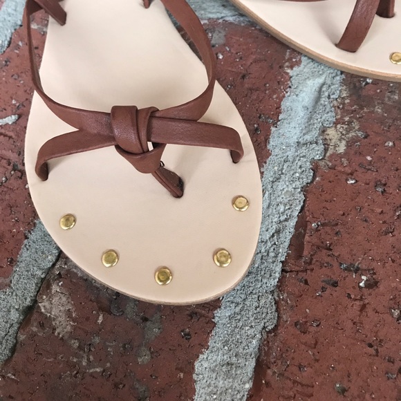 COGNAC knot sandals - Picture 2 of 3