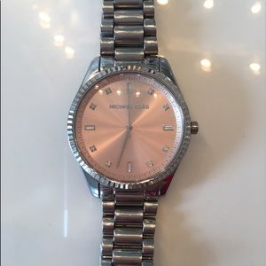 Michael Kors Pink and Silver watch