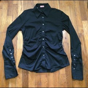 Thomas Pink Womens Dress Shirt Size 12 Black
