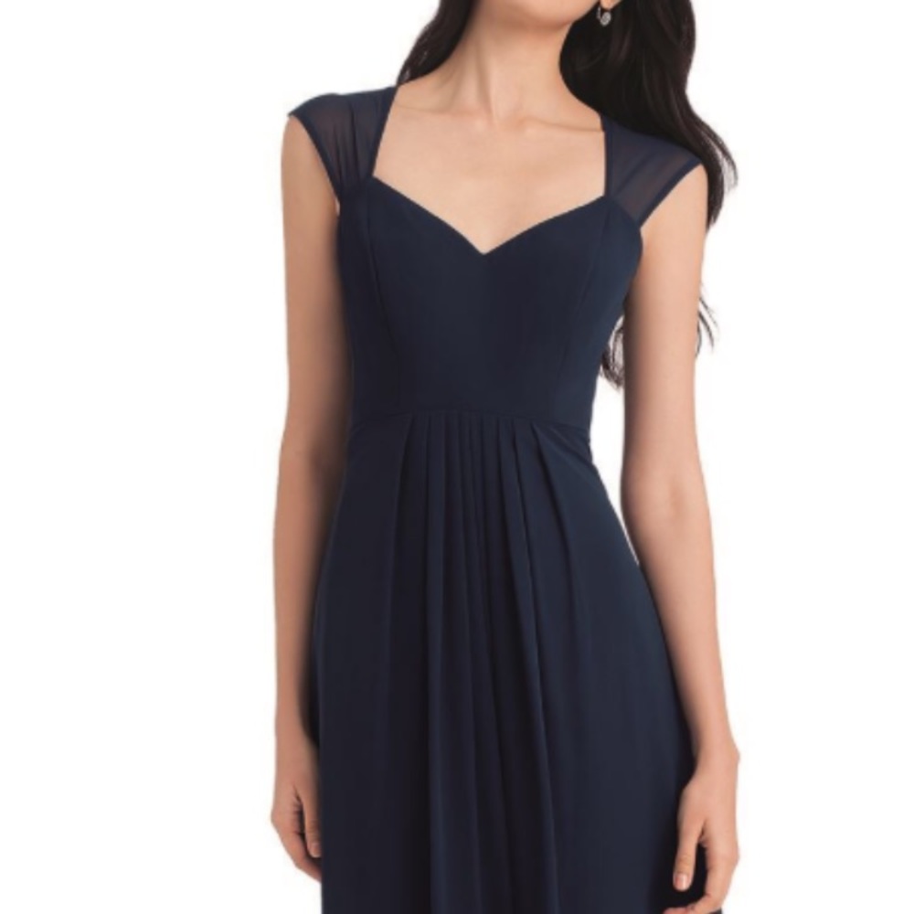 Bill Levkoff black bridesmaids dress