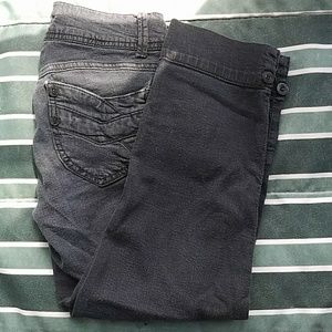 Rewind cropped denim