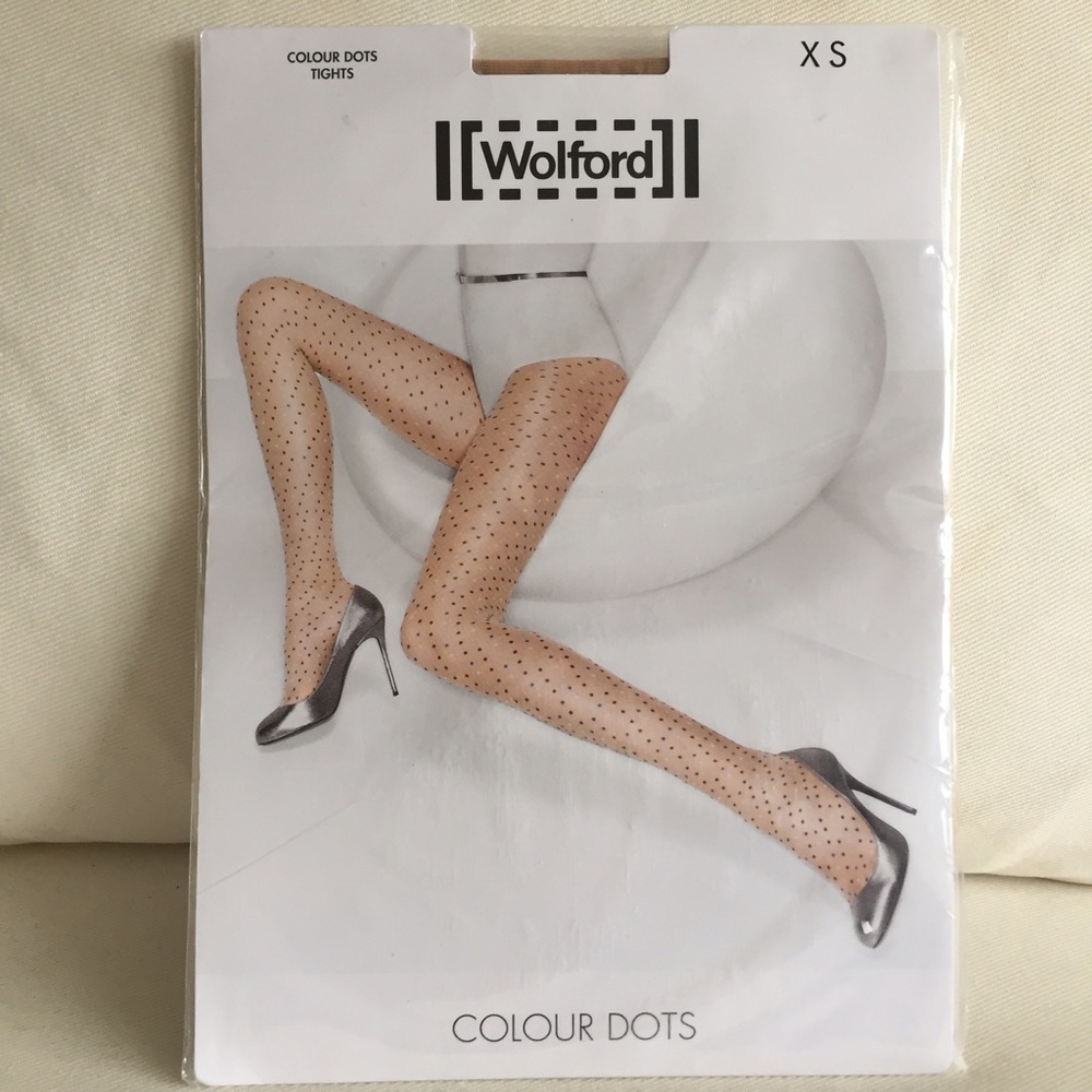 ❌SOLD❌ 🆕 Wolford Colour Dots Tights Beige