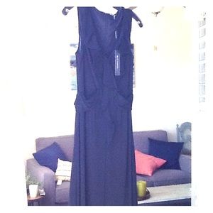 Beautiful black dress with ruffle detailing