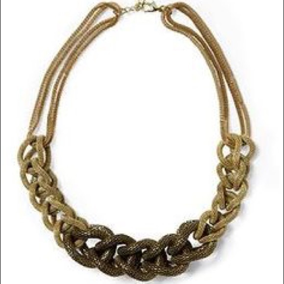 SOLD Hive & Honey Soft Woven Link Necklace - Picture 3 of 7
