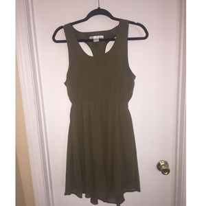 Army green dress