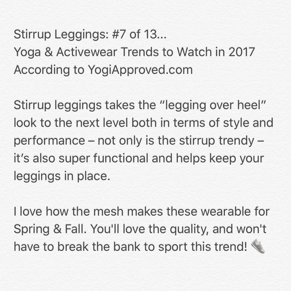 SOLD OUT // X XTRA Mesh Stirrup Workout Leggings - Picture 6 of 7