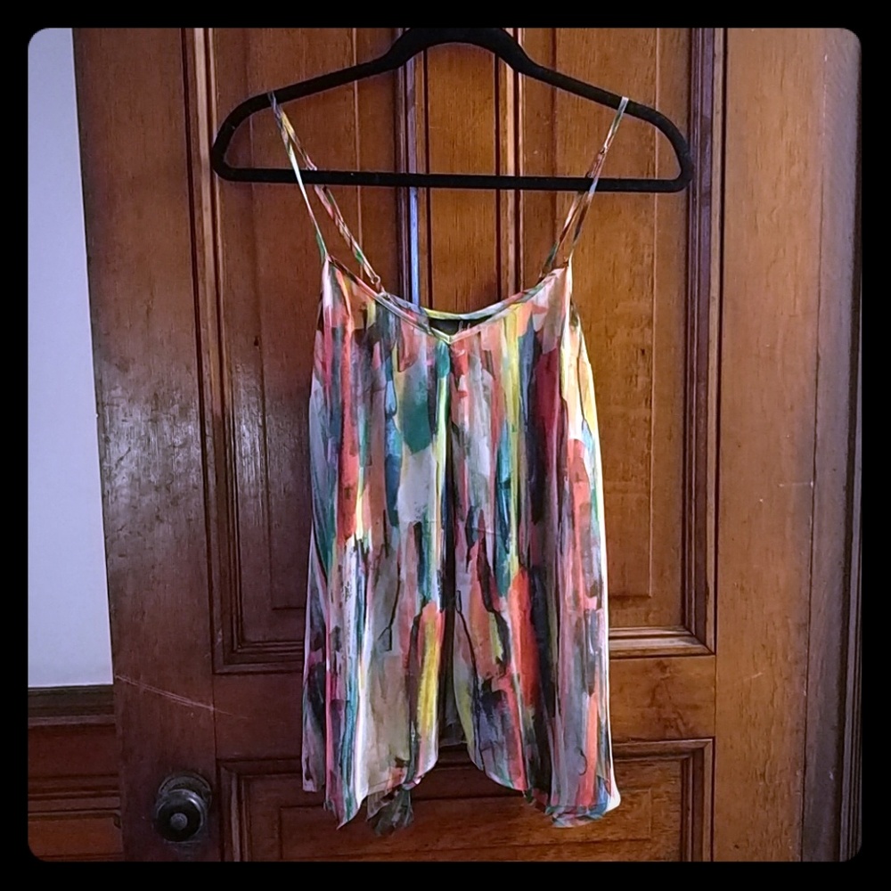 Jack sheer patterned tank