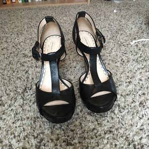 Coach strappy dress sandle stilettos