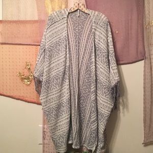 Free People Patterned Kimono Cardigan M/L