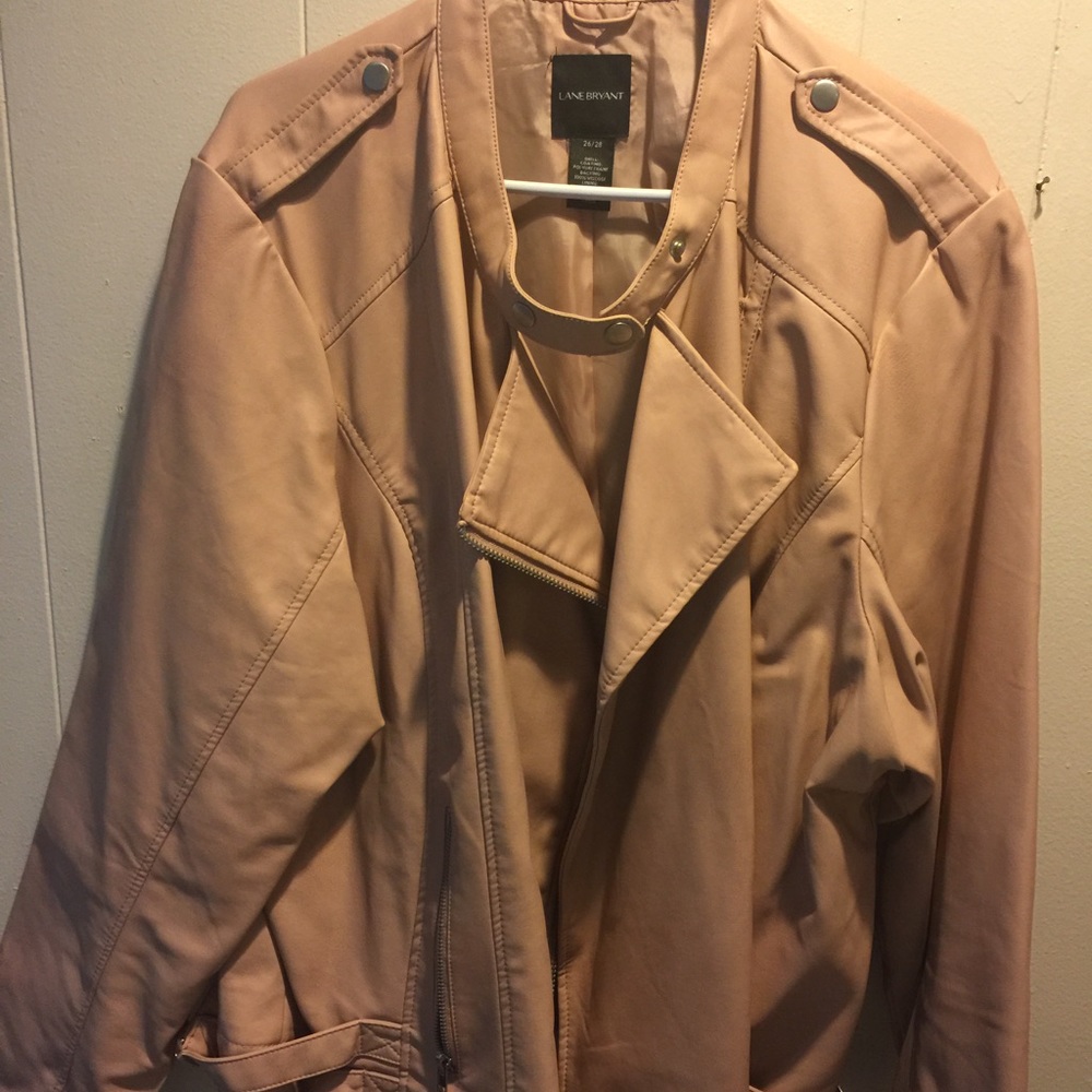 Faux leather jacket
