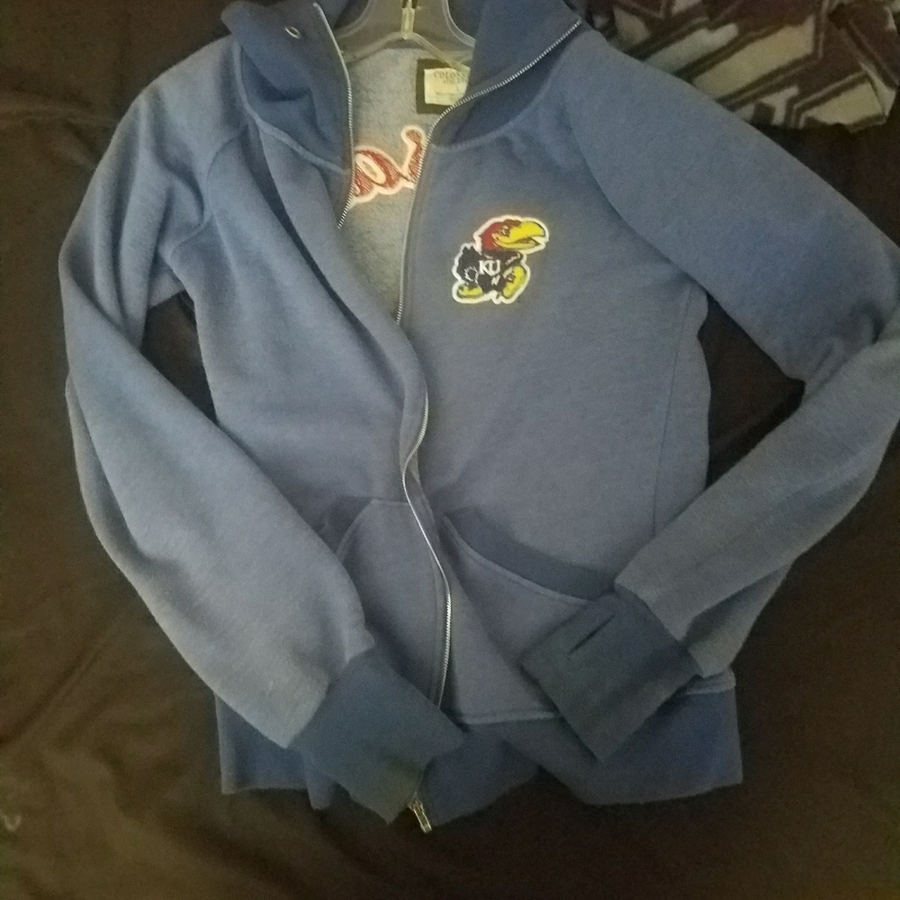 KU Zip Up Hoodie