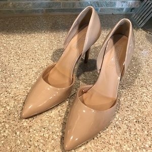 Brand new nude dorsay pumps