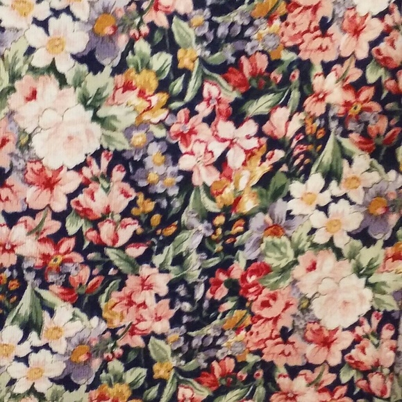 Vintage Floral Swing Dress Size Large - Picture 3 of 3