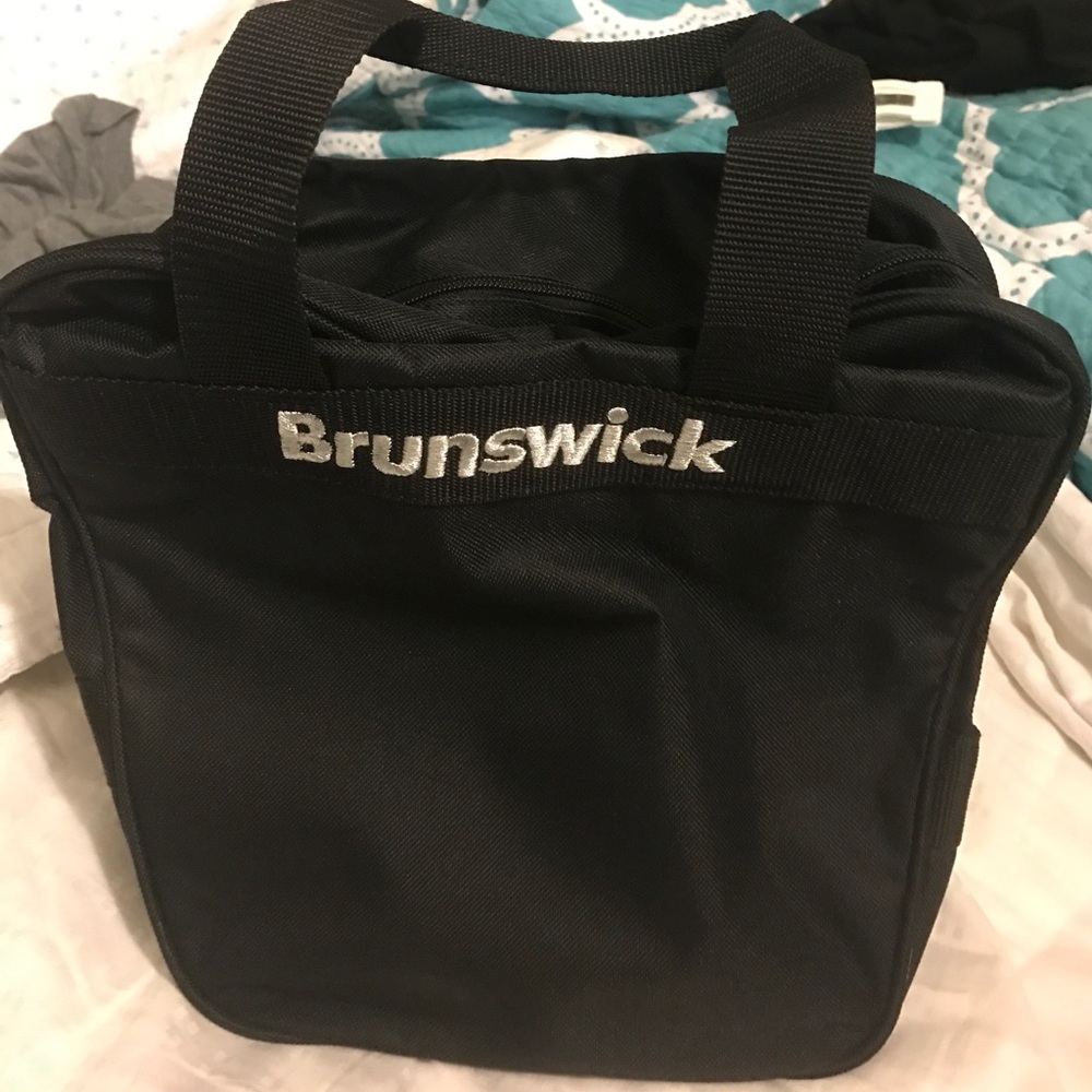Black bowling bag