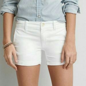 NEW American Eagle High Rise White Jean Shorts