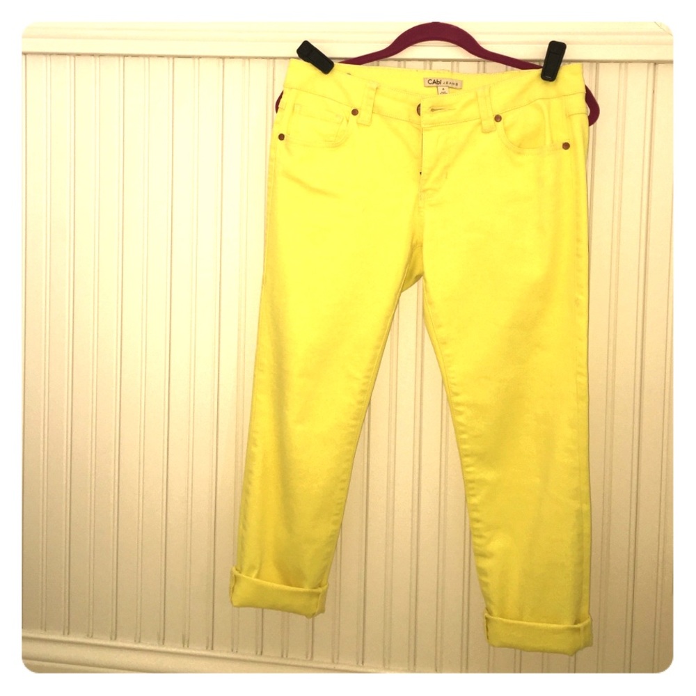 CABI jeans limon size 4