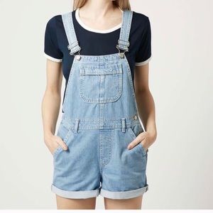 Topshop Overall Shorts NWOT