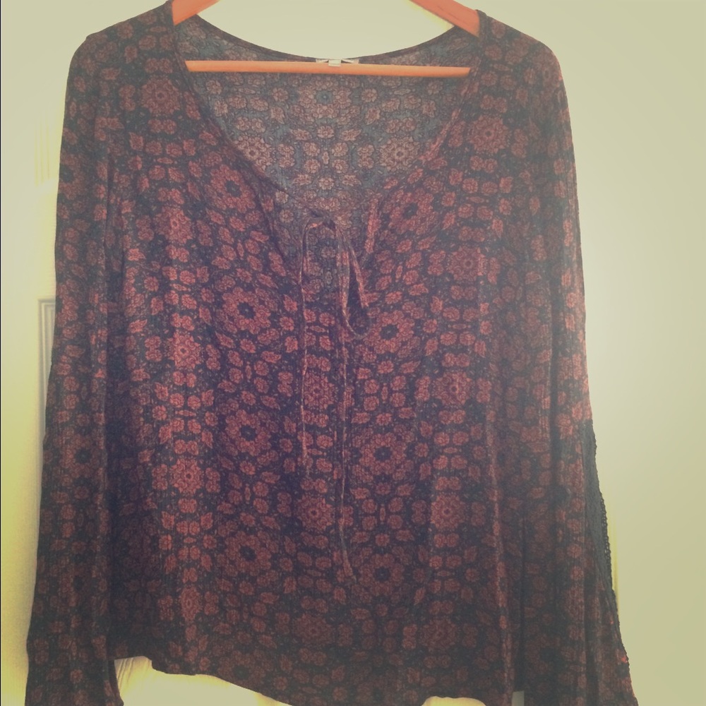 Charlotte Russe Bell Sleeve Blouse