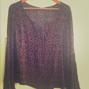 Charlotte Russe Bell Sleeve Blouse