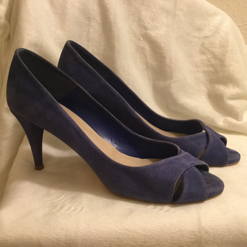💖Blue Suede Zara Heels💖