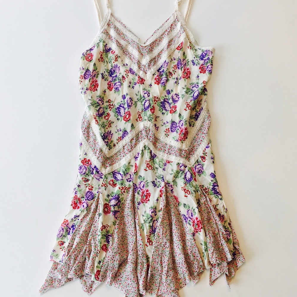 SOLD Free People In & Out Ditsy Florals Slip - Picture 1 of 5