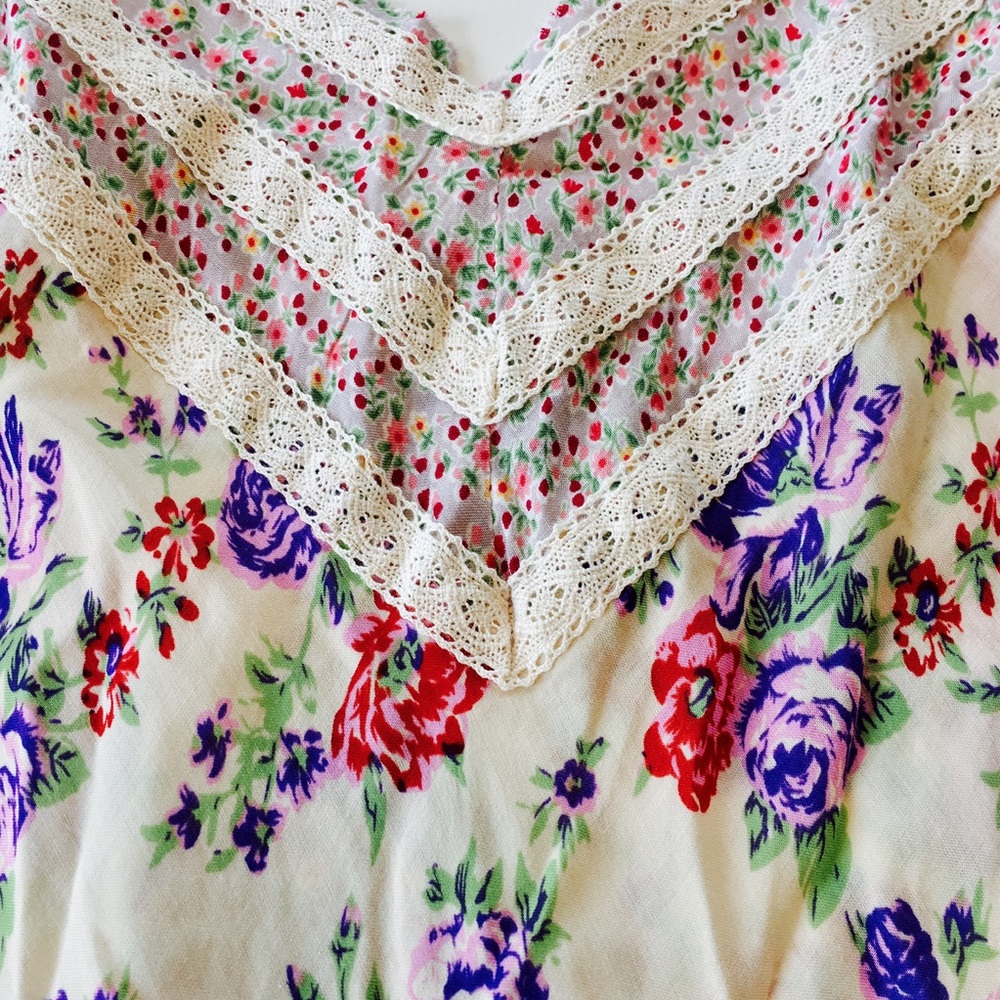 SOLD Free People In & Out Ditsy Florals Slip - Picture 3 of 5