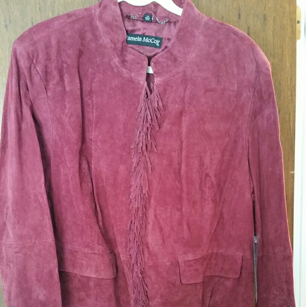 Suade fringe jacket