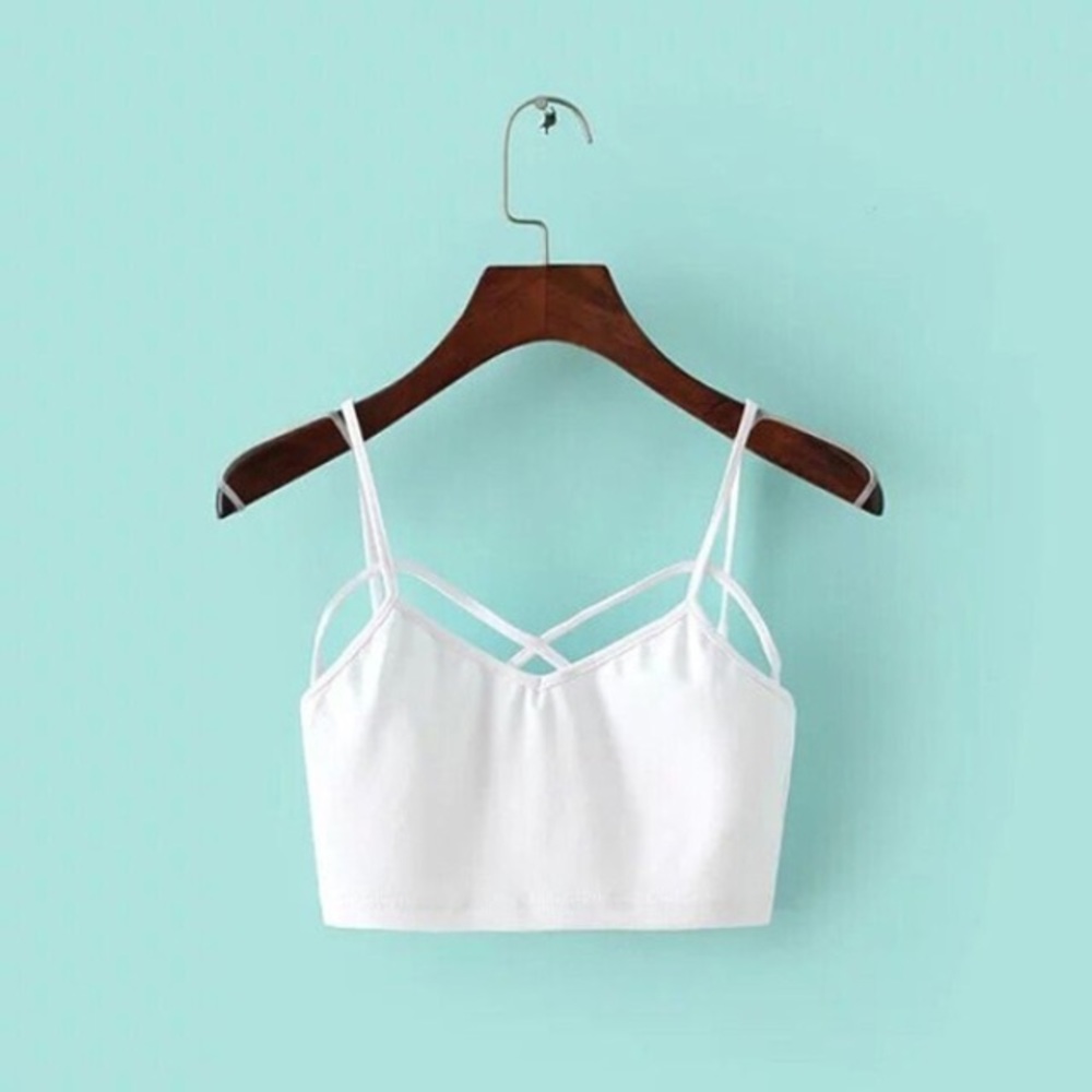 2 Pack Strappy Bralettes - Picture 2 of 6