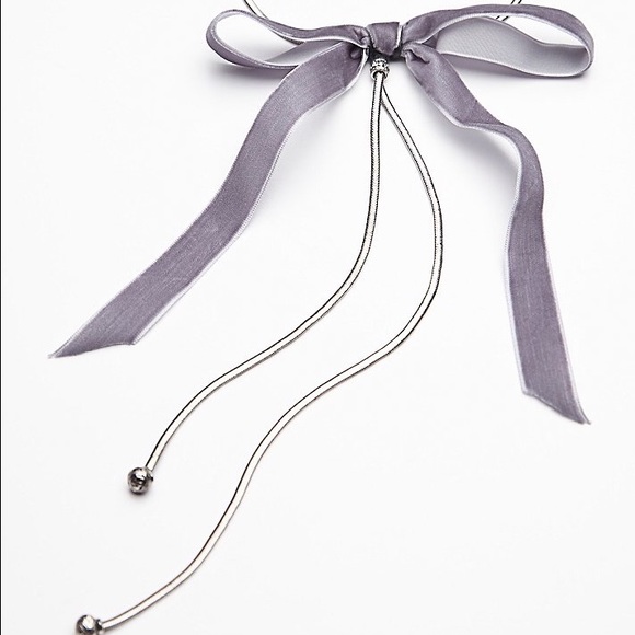 Free People purple velvet bolo necklace - Picture 3 of 4