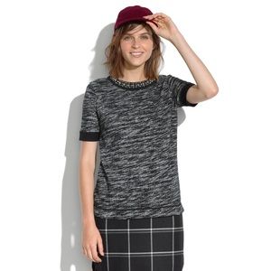 Madewell sparkle trim sweatshirt t