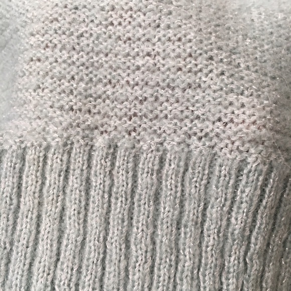 Ice Blue & Silver High-Low Sweater - Picture 2 of 3