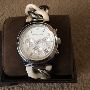 Authentic Michael Kors runway Alabaster watch