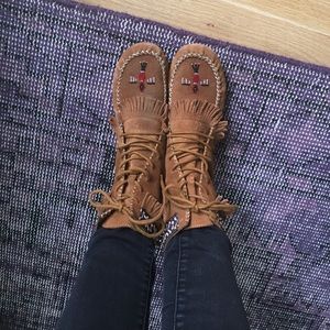 Minnetonka beaded boots!