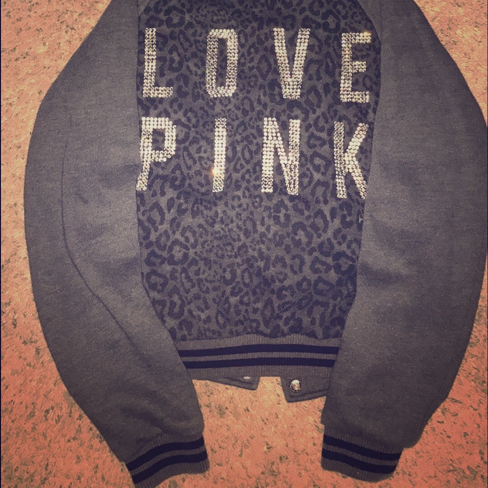 PINK varsity Jacket - Picture 2 of 3