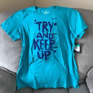 NWT Nike athletic top teal