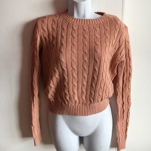 American Apparel Cable Knit Sweater