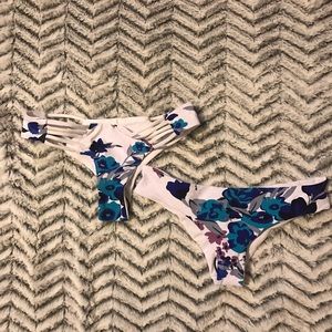 Khongboon Reversible Floral Bikini Bottoms NWOT