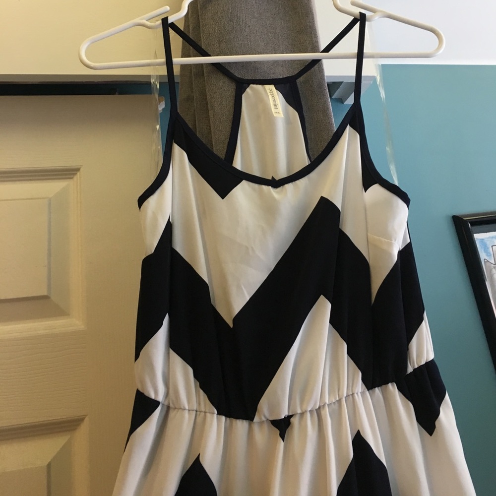 Navy & White Maxi - Picture 2 of 3