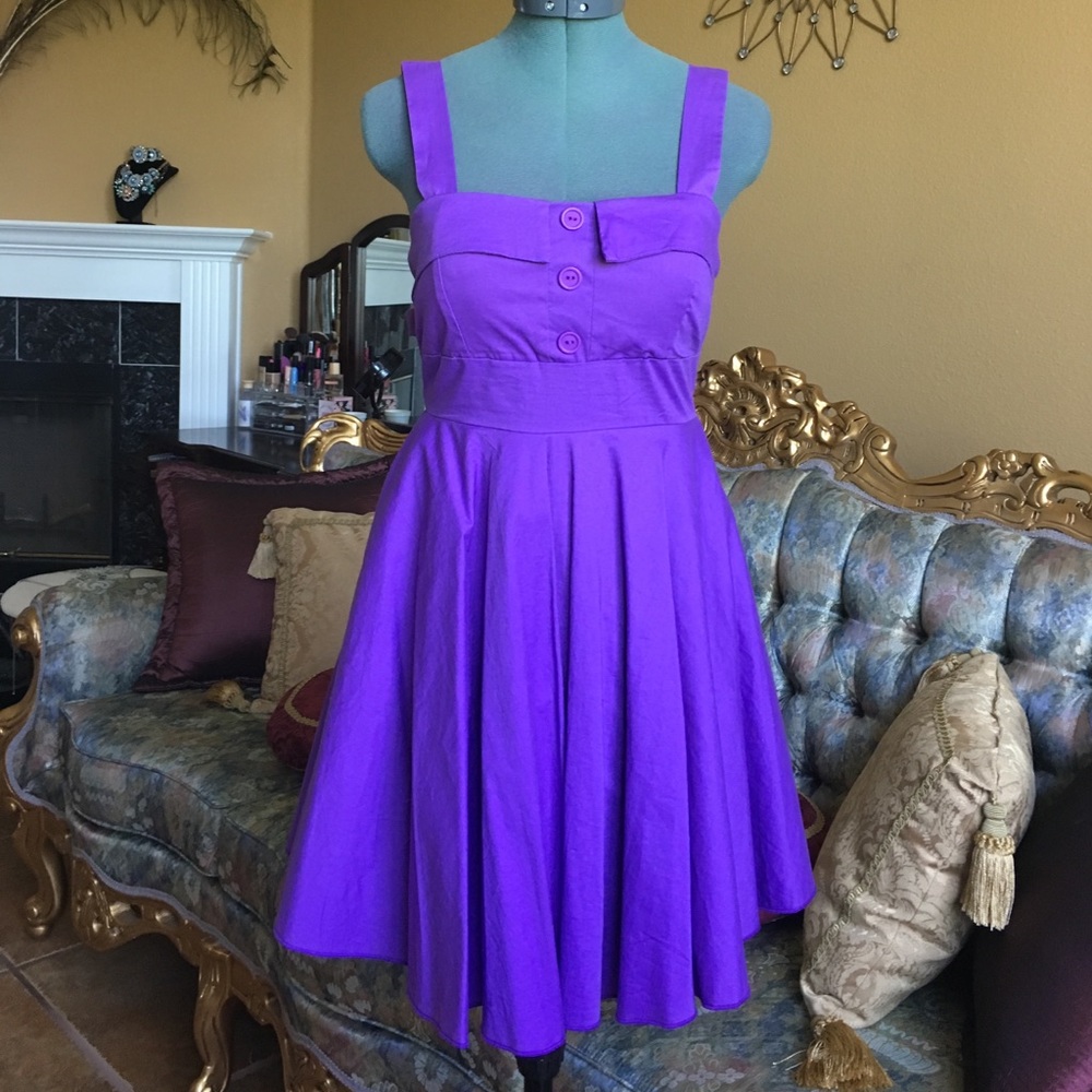 Dress with Button Detail