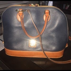 Dooney & Bourke Pebble Grain Zip Zip Satchel
