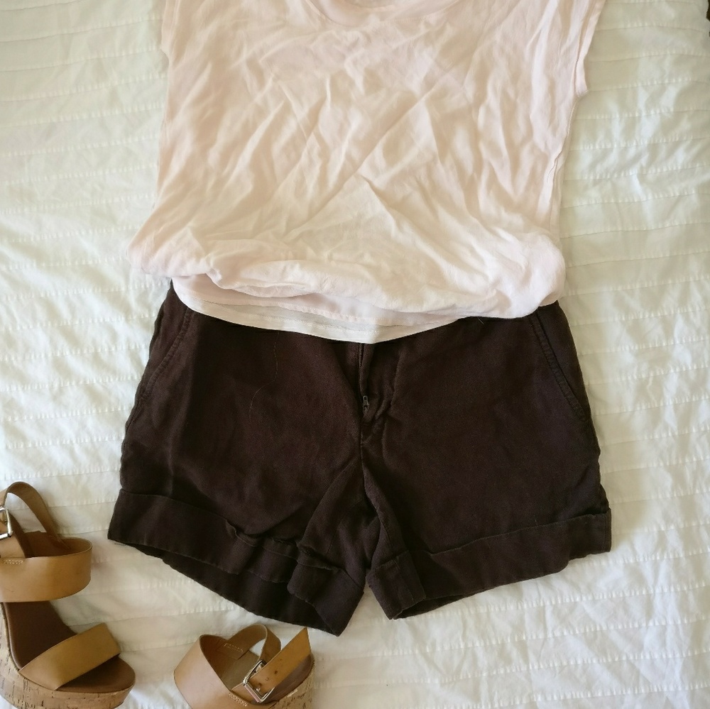 Banana Republic linen shorts