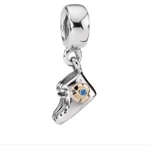 Authentic Retired Pandora Baby Boy Charm