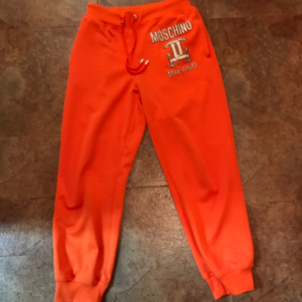 Moschino Clothed for Construction Sweatpants