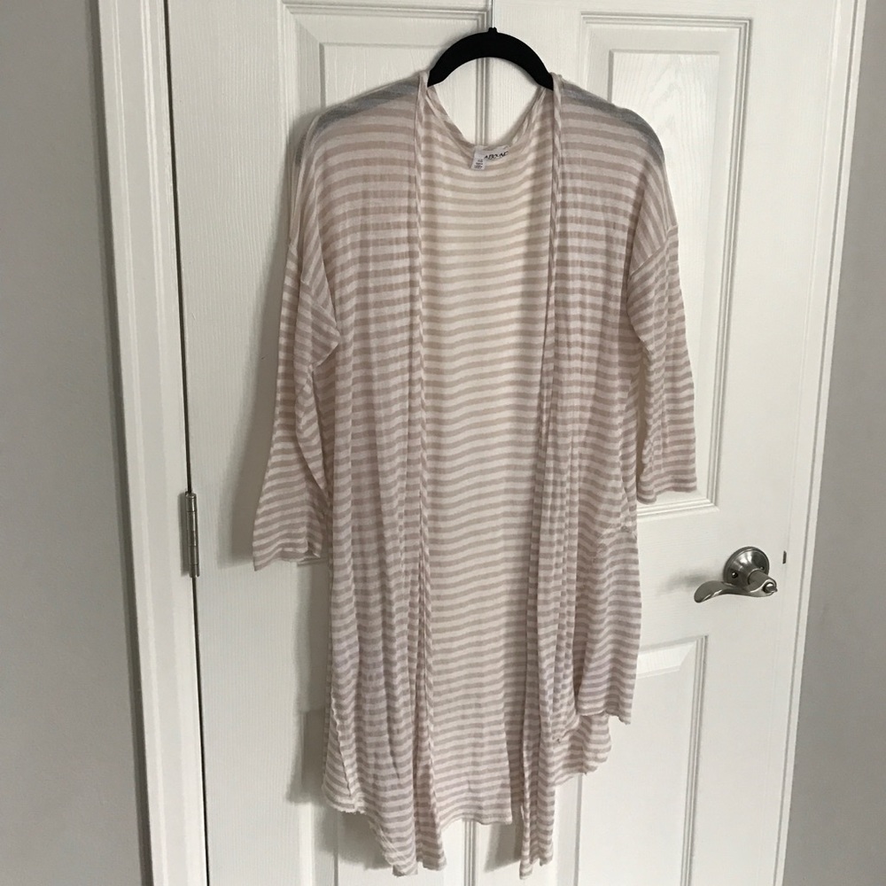 Drapey striped lightweight sweater